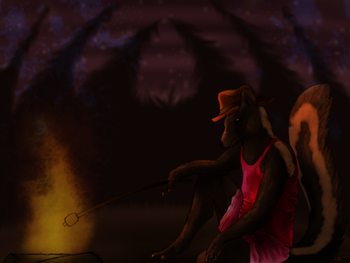 Camping Skunk