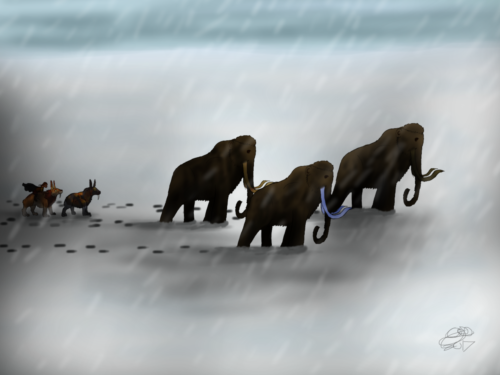 Tracking in a Snowstorm